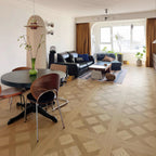 Natural Oak 12 mm T x 24 in. W x 24 in. L AC5 Versailles Parquet Laminate Flooring (24 sq. ft./Case)