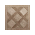 Greige Oak 12 mm T x 24 in. W x 24 in. L AC5 Versailles Parquet Laminate Flooring (24 sq. ft./Case)