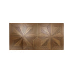 Warm Walnut 12 mm T x 24 in. W x 48 in. L AC5 Starburst Parquet Laminate Flooring (48 sq. ft./Case)