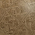 Natural Oak 12 mm T x 24 in. W x 48 in. L AC5 Basketweave Parquet Laminate Flooring (48 sq. ft./Case)