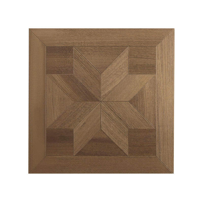 Walnut 12 mm T x 24 in. W x 24 in. L AC5 Geometric Star Parquet Laminate Flooring (24 sq. ft./Case)