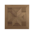Walnut 12 mm T x 24 in. W x 24 in. L AC5 Geometric Star Parquet Laminate Flooring (24 sq. ft./Case)