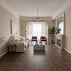Smoked Walnut 12 mm T x 24 in. W x 24 in. L AC5 Geometric Star Parquet Laminate Flooring (24 sq. ft./Case)