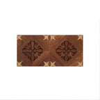 Warm Walnut 12 mm T x 16 in. W x 32 in. L AC5 Laminate Parquet Flooring (21.33 sq. ft./Case)