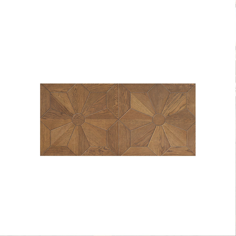 Natural Oak 12 mm T x 16 in. W x 32 in. L AC5 Laminate Parquet Flooring (21.33 sq. ft./Case)