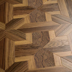 Brown 12 mm T x 16 in. W x 32 in. L AC5 Laminate Parquet Flooring (21.33 sq. ft./Case)