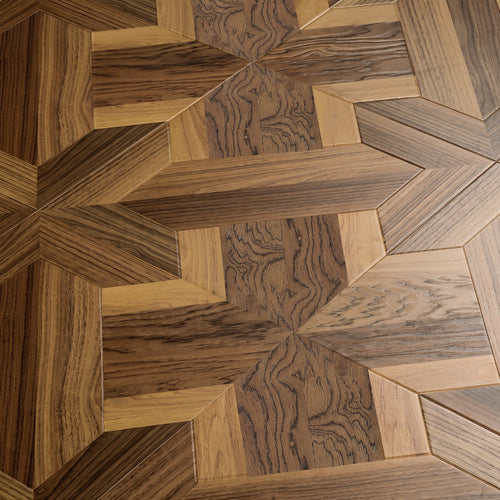 Brown 12 mm T x 16 in. W x 32 in. L AC5 Laminate Parquet Flooring (21.33 sq. ft./Case)