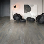 Charcoal Gray Fabric-Look 30 MIL 18 in. W x 36 in. L Textured Matte Waterproof Click-Lock SPC Luxury Vinyl Tile (27 sq. ft./Case)