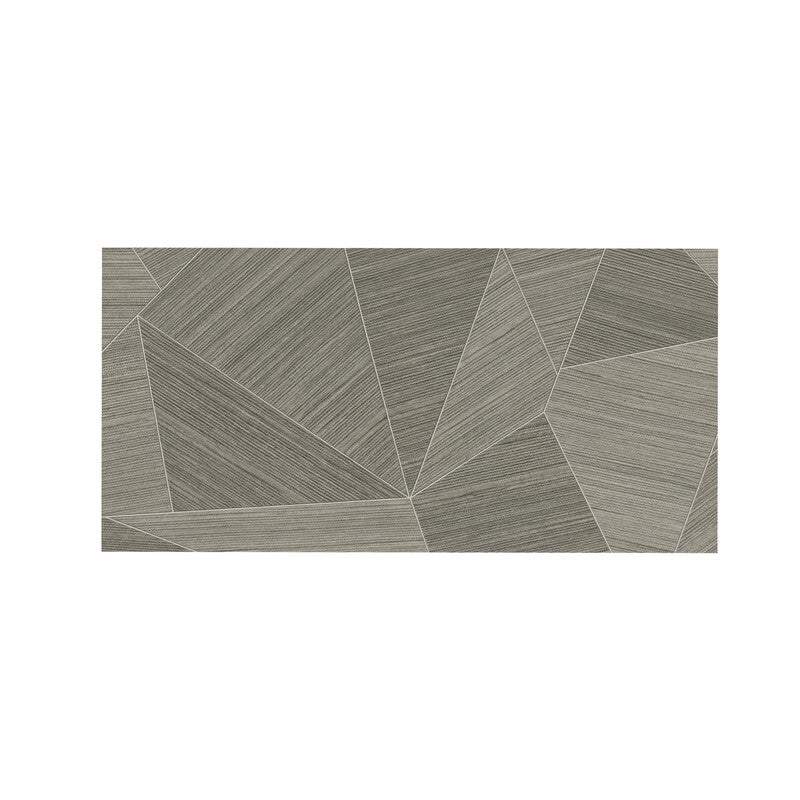 Gray Geometric Fabric-Look 30 MIL 18 in. W x 36 in. L Textured Matte Waterproof Click-Lock SPC Luxury Vinyl Tile (27 sq. ft./Case)
