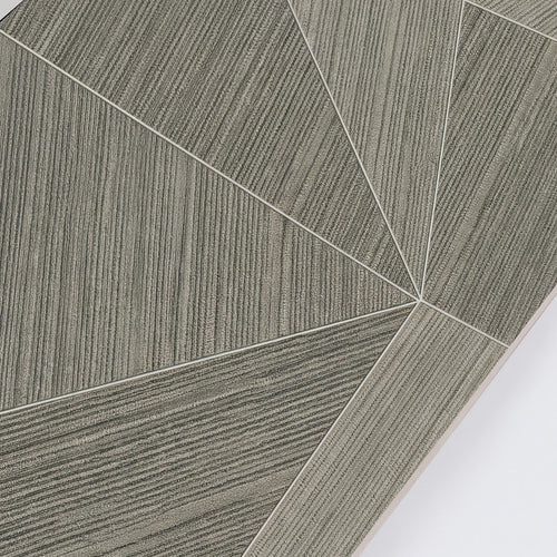 Gray Geometric Fabric-Look 30 MIL 18 in. W x 36 in. L Textured Matte Waterproof Click-Lock SPC Luxury Vinyl Tile (27 sq. ft./Case)