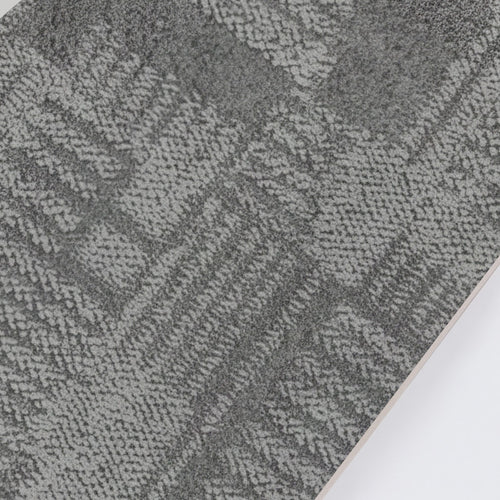 Dark Gray Abstract Fabric-Look 30 MIL 12 in. W x 48 in. L Textured Matte Waterproof Click-Lock SPC Luxury Vinyl Tile  (32 sq. ft./Case)