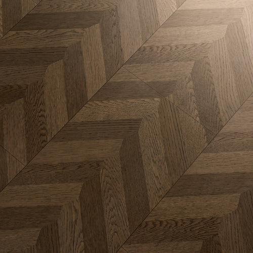Dark Walnut 12 mm T x 16 in. W x 48 in. L AC5 Herringbone-Look Laminate Flooring (32 sq. ft./Case)