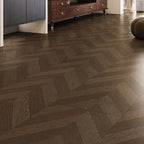 Dark Walnut 12 mm T x 16 in. W x 48 in. L AC5 Herringbone-Look Laminate Flooring (32 sq. ft./Case)