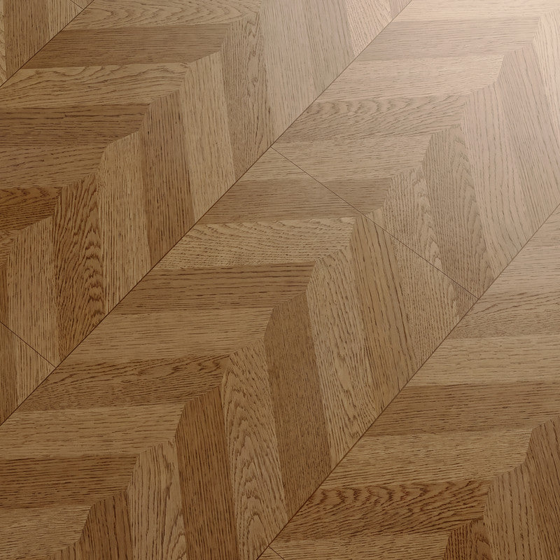 Natural Oak 12 mm T x 16 in. W x 48 in. L AC5 Herringbone-Look Laminate Flooring (32 sq. ft./Case)
