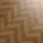 Natural Oak 12 mm T x 16 in. W x 48 in. L AC5 Herringbone-Look Laminate Flooring (32 sq. ft./Case)