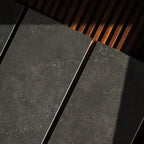 Terracotta Microcement-Look 20 MIL 12 in. W x 48 in. L Waterproof Click-Lock SPC Luxury Vinyl Tile Flooring (28 sq. ft./Case)