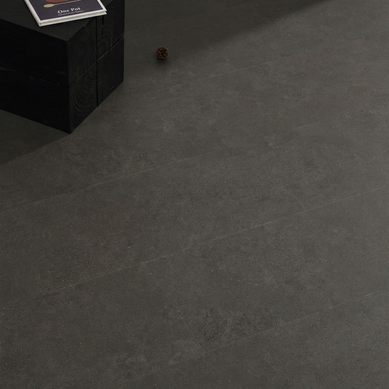 Terracotta Microcement-Look 20 MIL 12 in. W x 48 in. L Waterproof Click-Lock SPC Luxury Vinyl Tile Flooring (28 sq. ft./Case)
