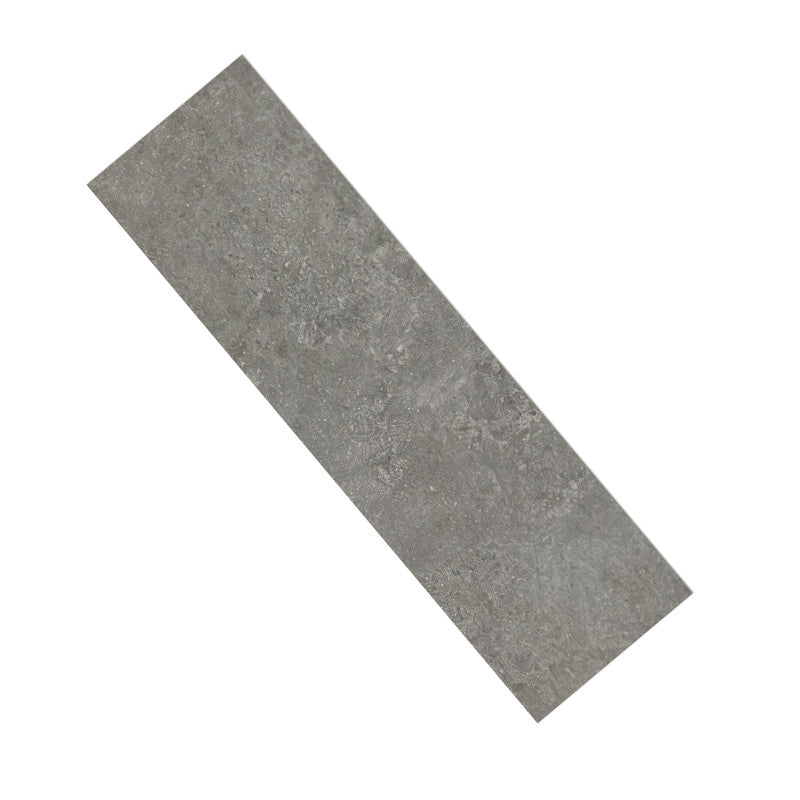 Gray Microcement-Look 20 MIL 12 in. W x 48 in. L Waterproof Click-Lock SPC Luxury Vinyl Tile Flooring  (28 sq. ft./Case)