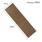 Dark Brown Microcement-Look 20 MIL 12 in. W x 48 in. L Waterproof Click-Lock SPC Luxury Vinyl Tile Flooring  (20 sq. ft./Case)