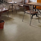 Olive Gray Microcement-Look 20 MIL 12 in. W x 48 in. L Waterproof Click-Lock SPC Luxury Vinyl Tile Flooring  (20 sq. ft./Case)
